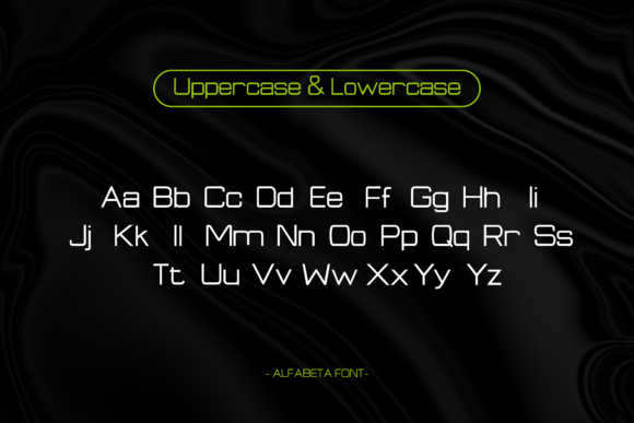Alfabeta Font - Preview 1