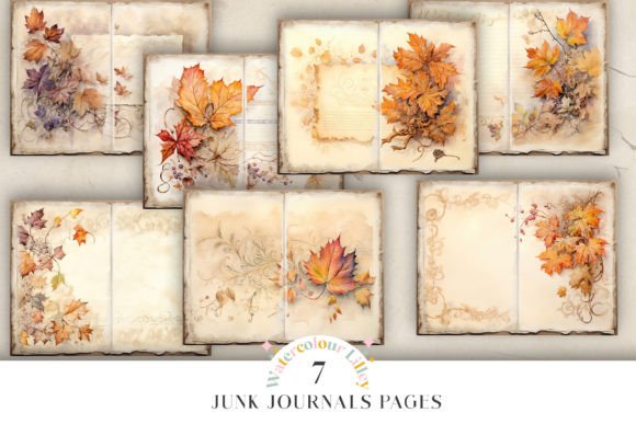 Autumn Junk Journal Pages
