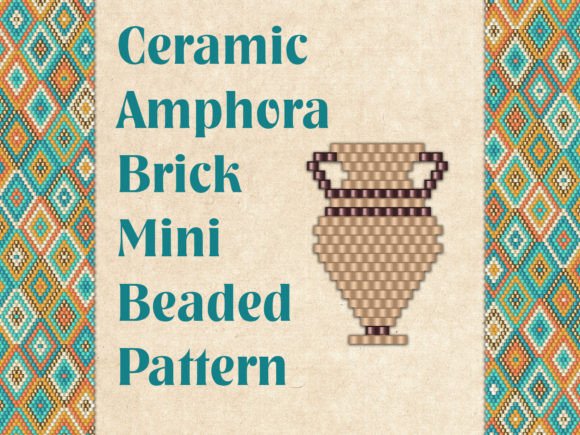 Beaded Ceramic Amphora