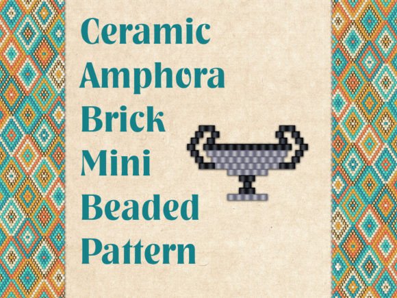 Beaded Ceramic Amphora