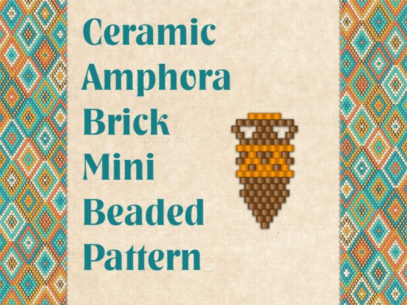 Beaded Ceramic Amphora