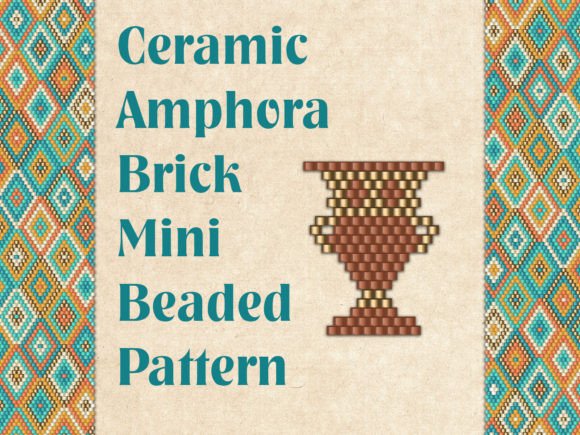 Beaded Ceramic Amphora