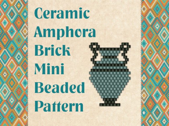 Beaded Ceramic Amphora