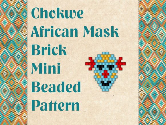 Beaded Chokwe African Mask
