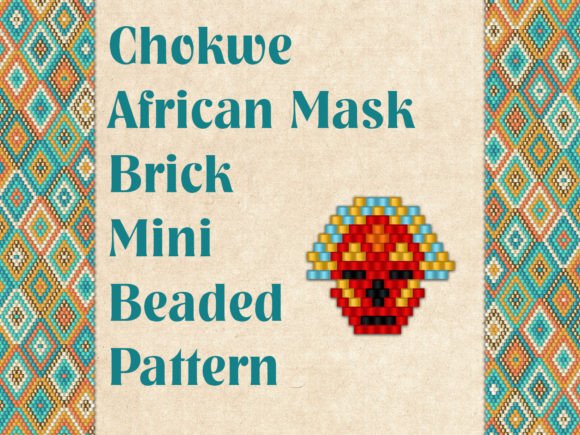Beaded Chokwe African Mask