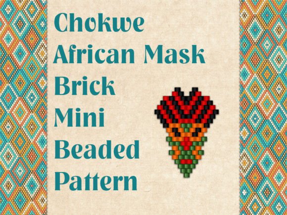 Beaded Chokwe African Mask
