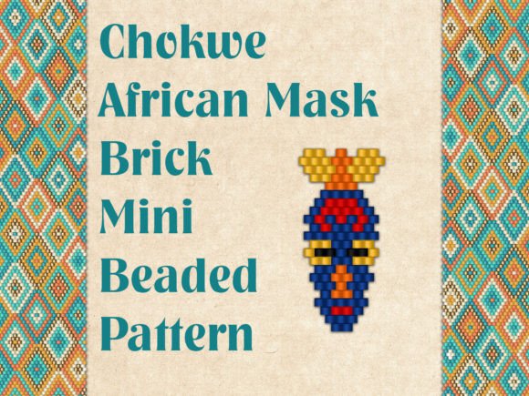 Beaded Chokwe African Mask
