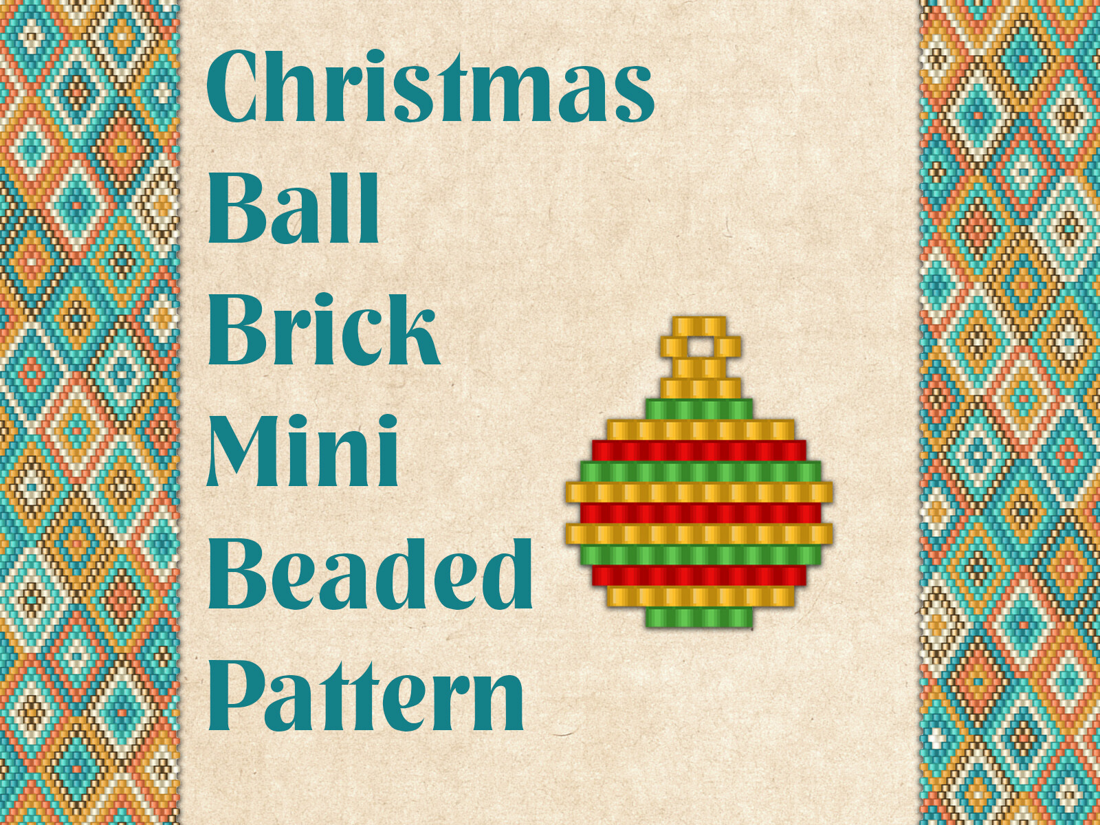 Beaded Christmas Ball