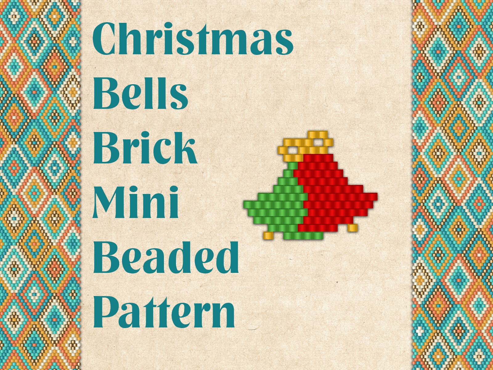 Beaded Christmas Bells