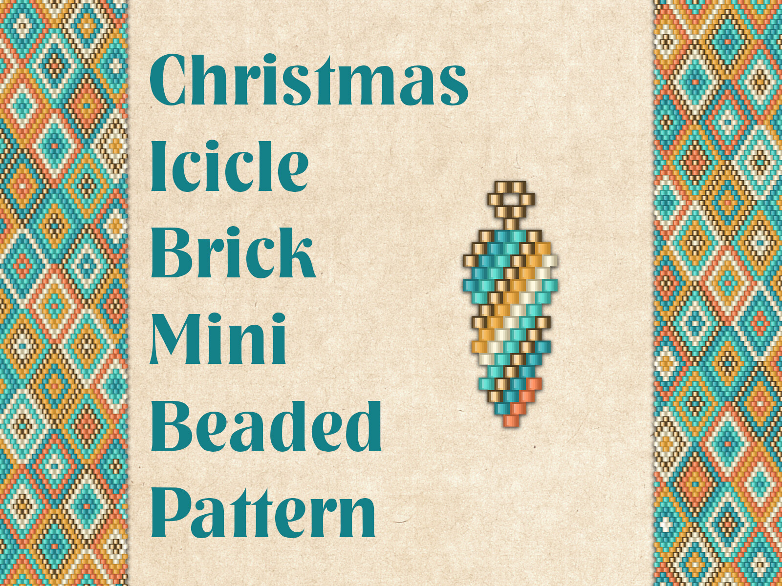 Beaded Christmas Icicle