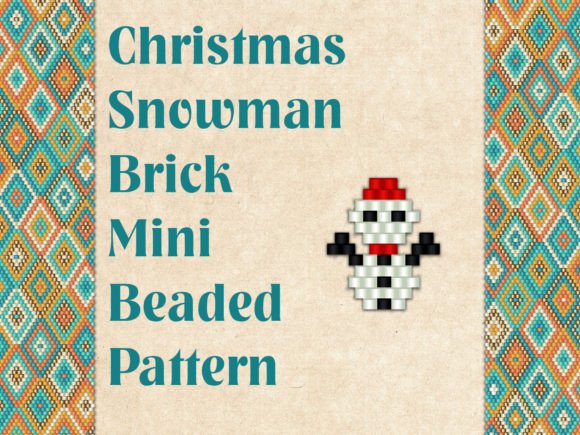 Beaded Christmas Snowman