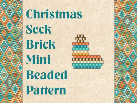 Beaded Christmas Sock