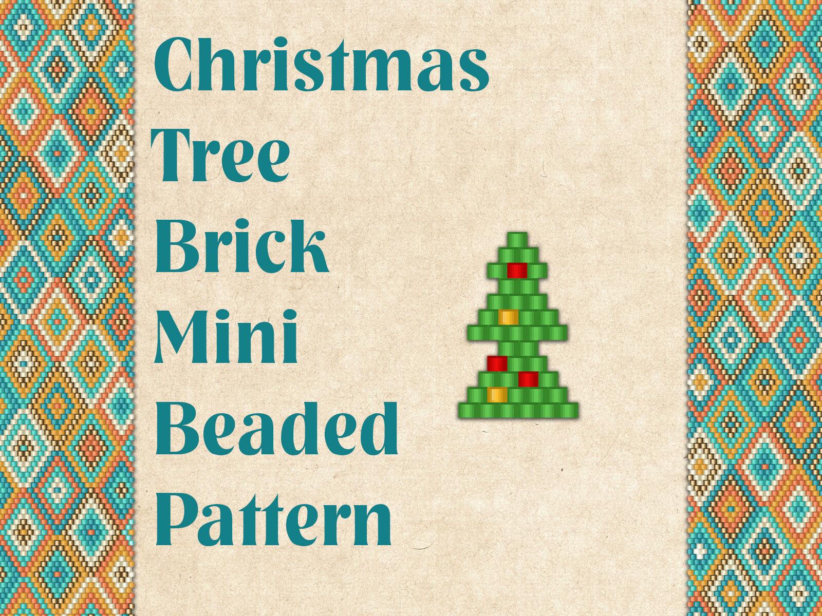 Beaded Christmas Tree