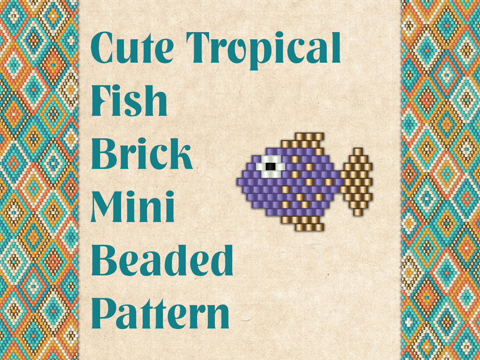Beaded Cute Tropical Fish