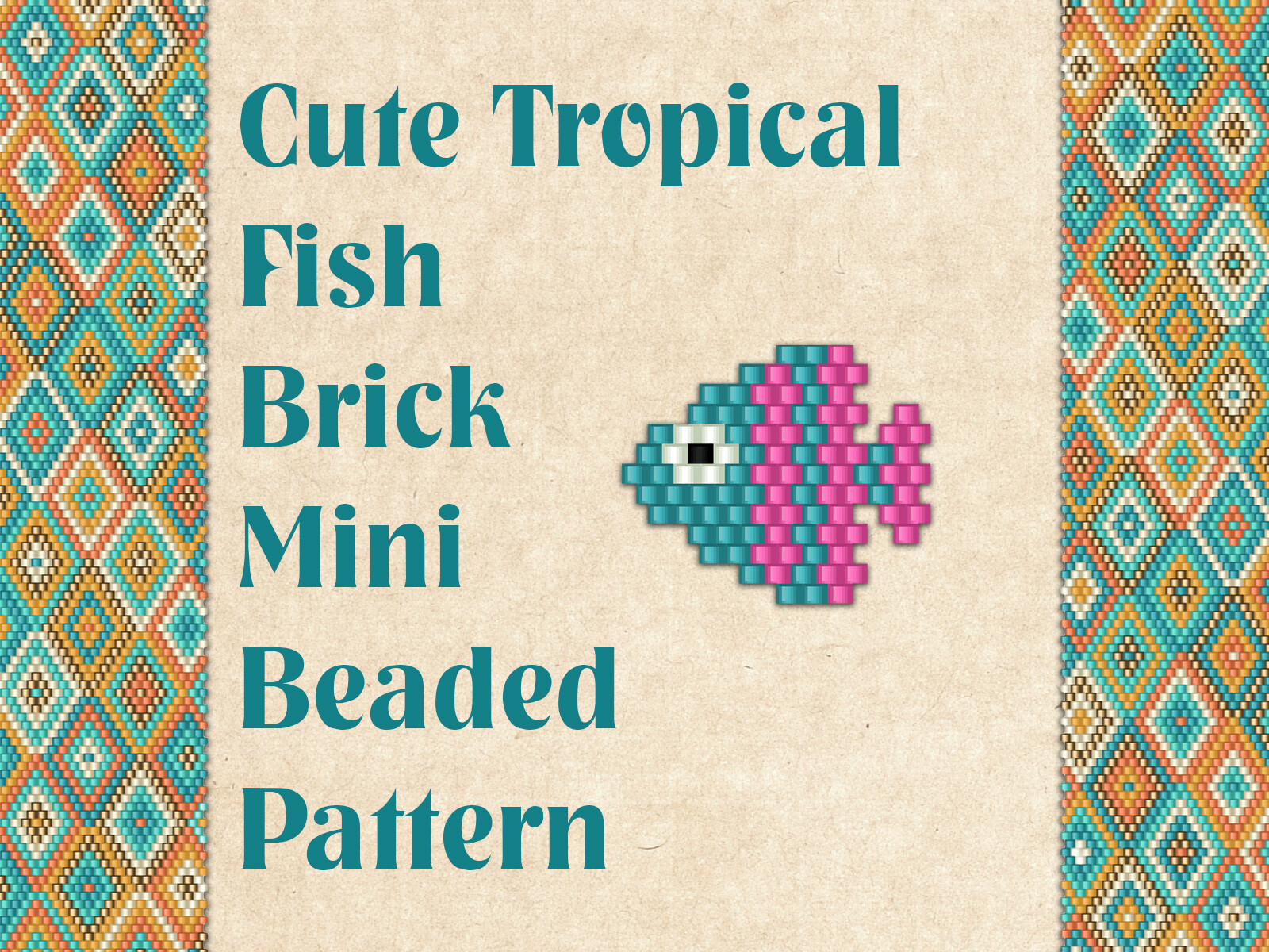 Beaded Cute Tropical Fish