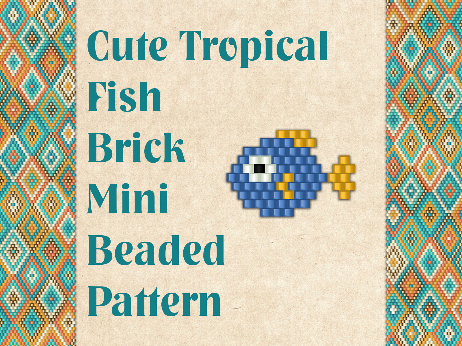 Beaded Cute Tropical Fish