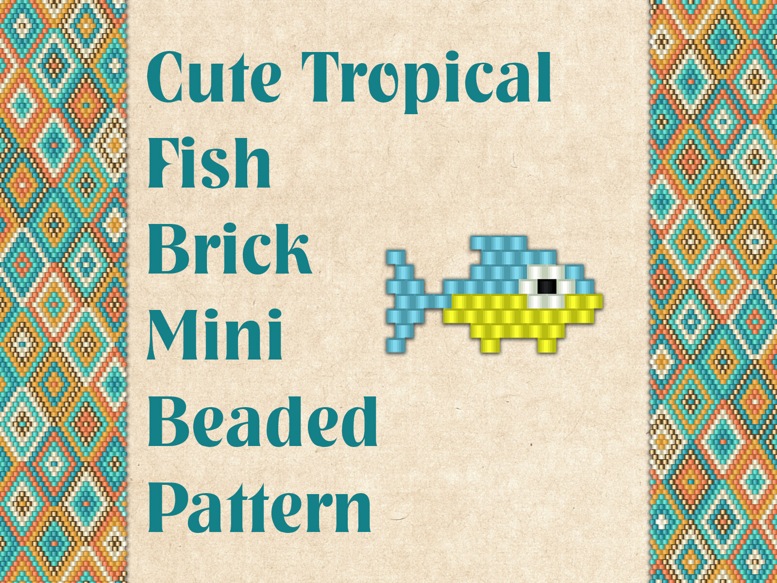 Beaded Cute Tropical Fish