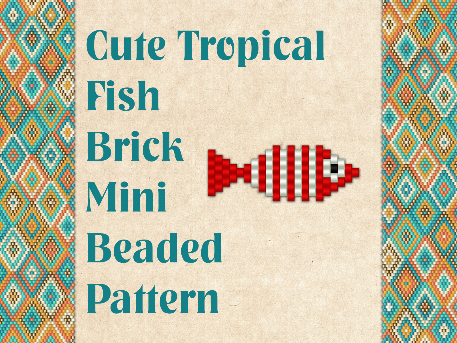 Beaded Cute Tropical Fish
