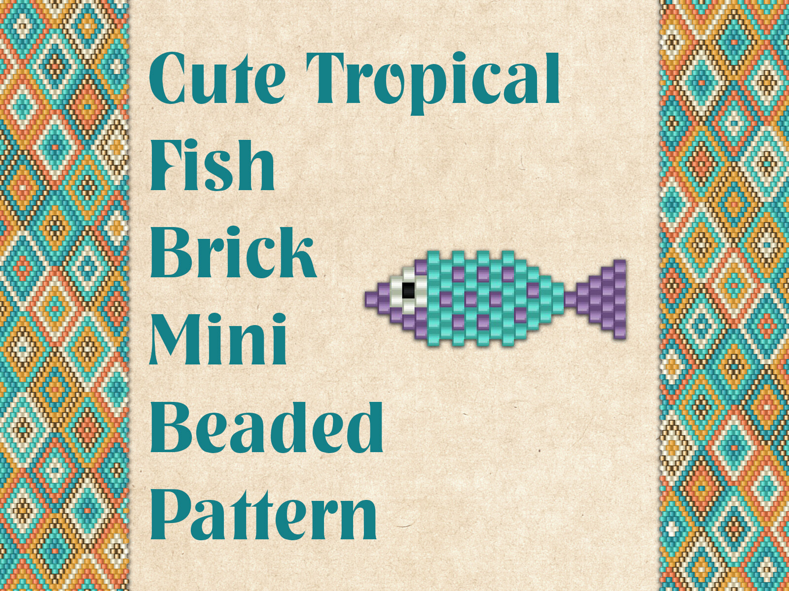 Beaded Cute Tropical Fish