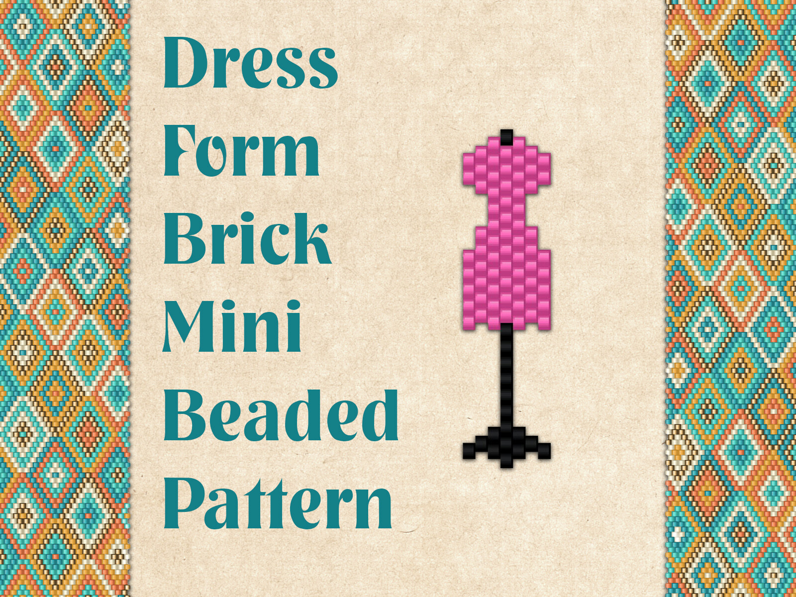 Beaded Dress Form