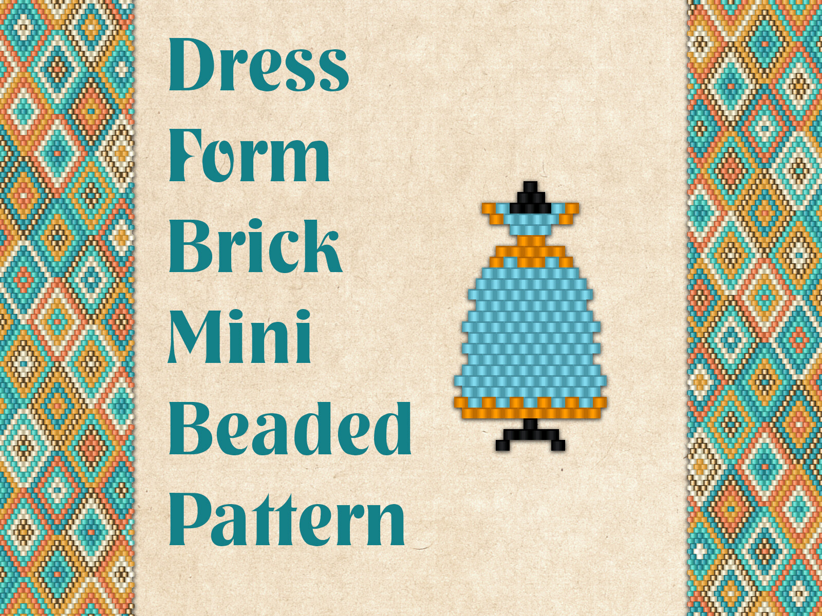 Beaded Dress Form