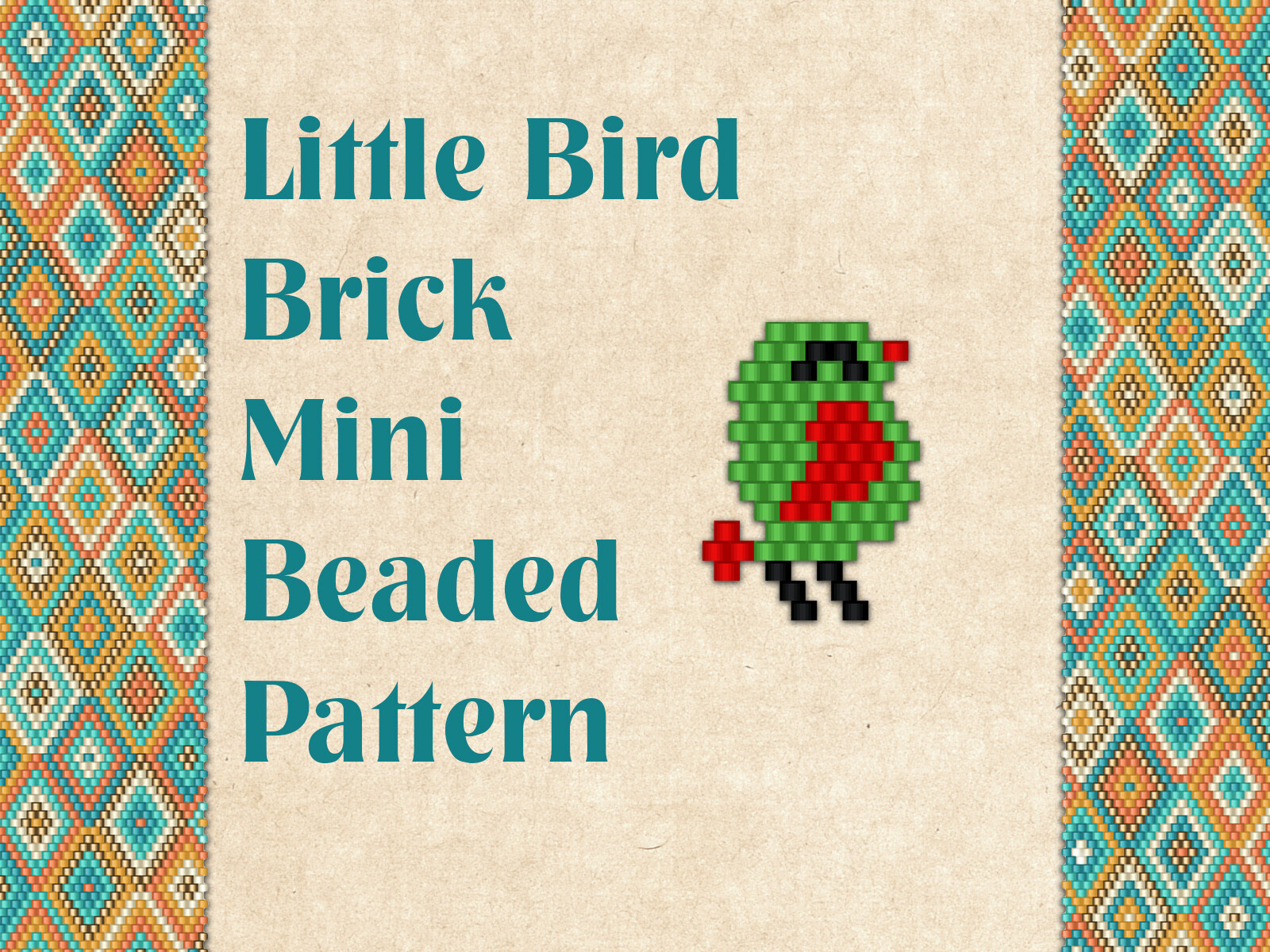Beaded Little Bird