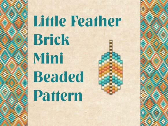 Beaded Little Feather