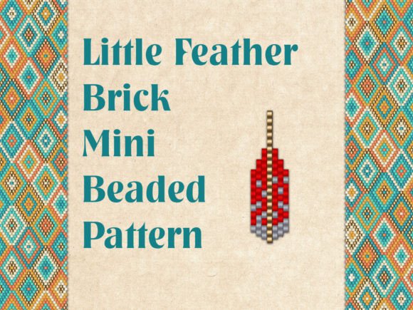 Beaded Little Feather