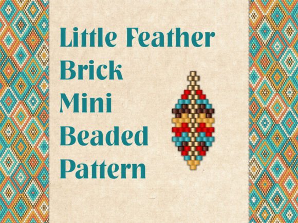 Beaded Little Feather