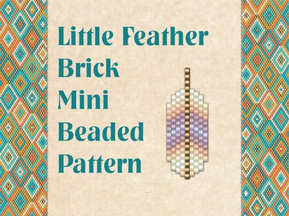 Beaded Little Feather