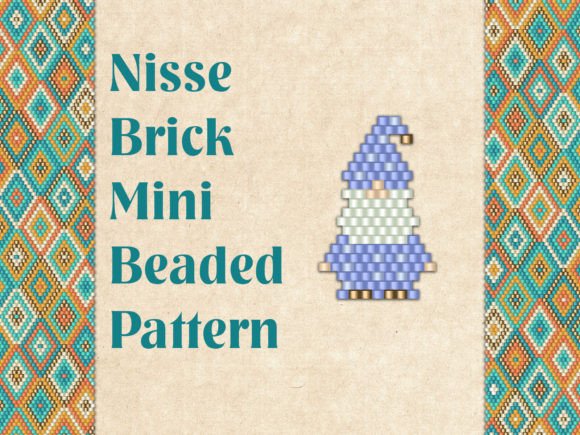 Beaded Nisse Gnome Dwarf