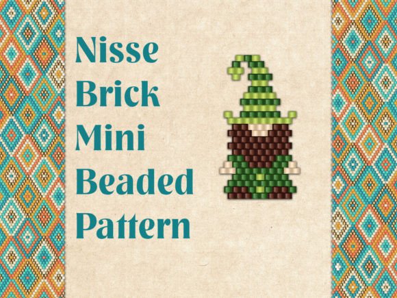 Beaded Nisse Gnome Dwarf