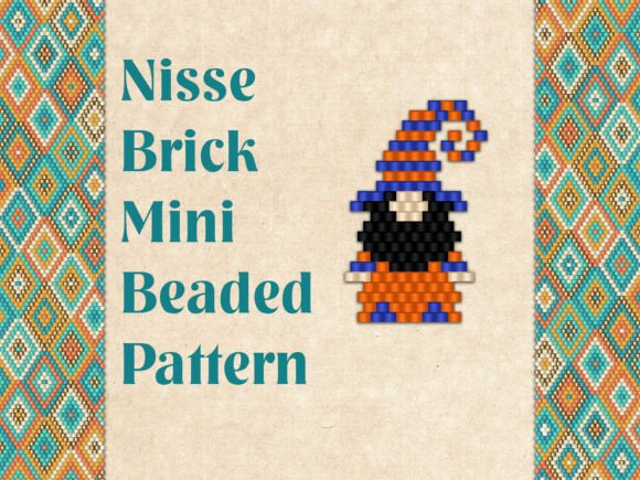 Beaded Nisse Gnome Dwarf