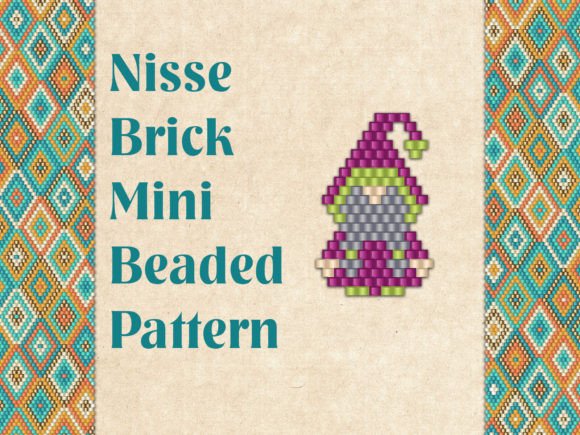 Beaded Nisse Gnome Dwarf