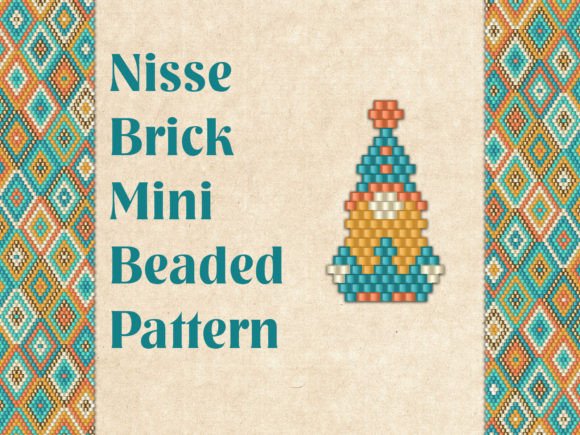 Beaded Nisse Gnome Dwarf