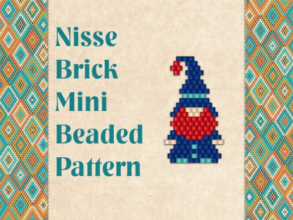 Beaded Nisse Gnome Dwarf