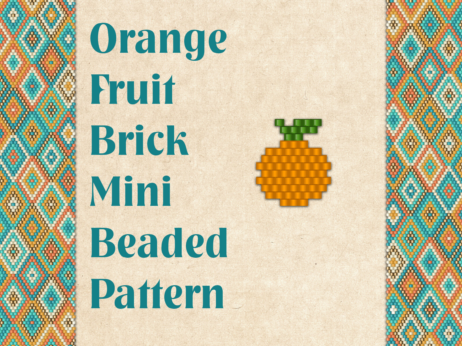 Beaded Orange Fruit