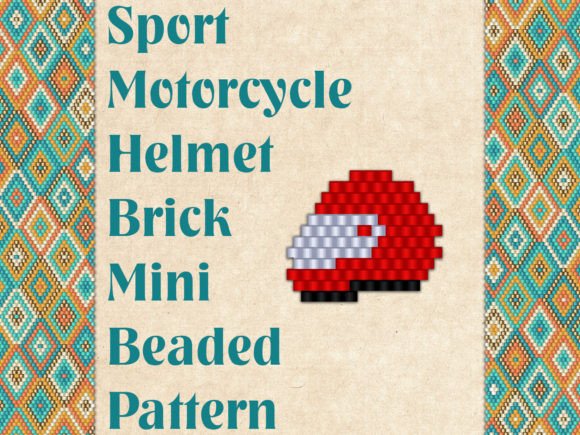 Beaded Sport Motorcycle Helmet