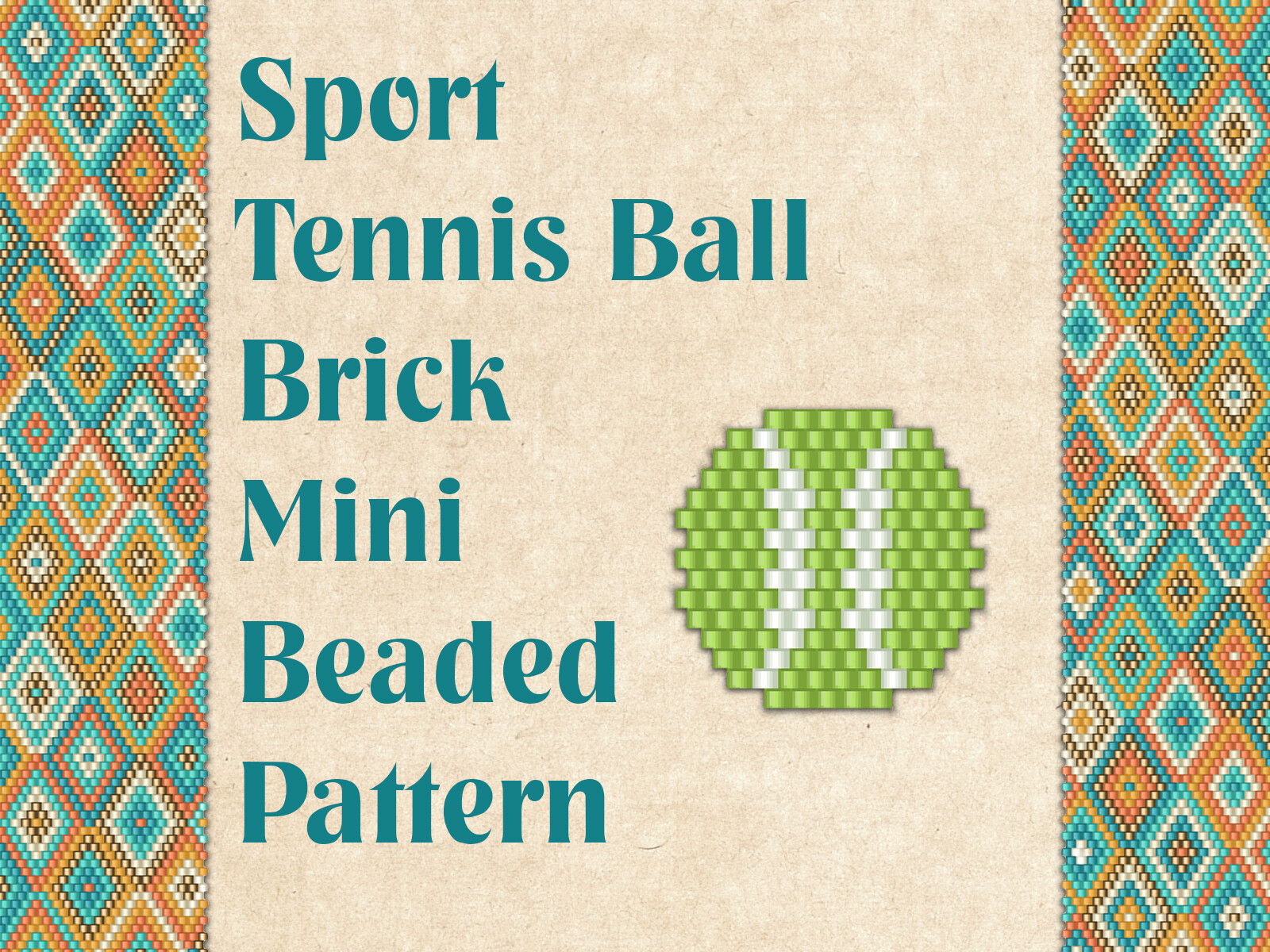 Beaded Sport Tennis Ball