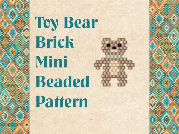 Beaded Toy Bear