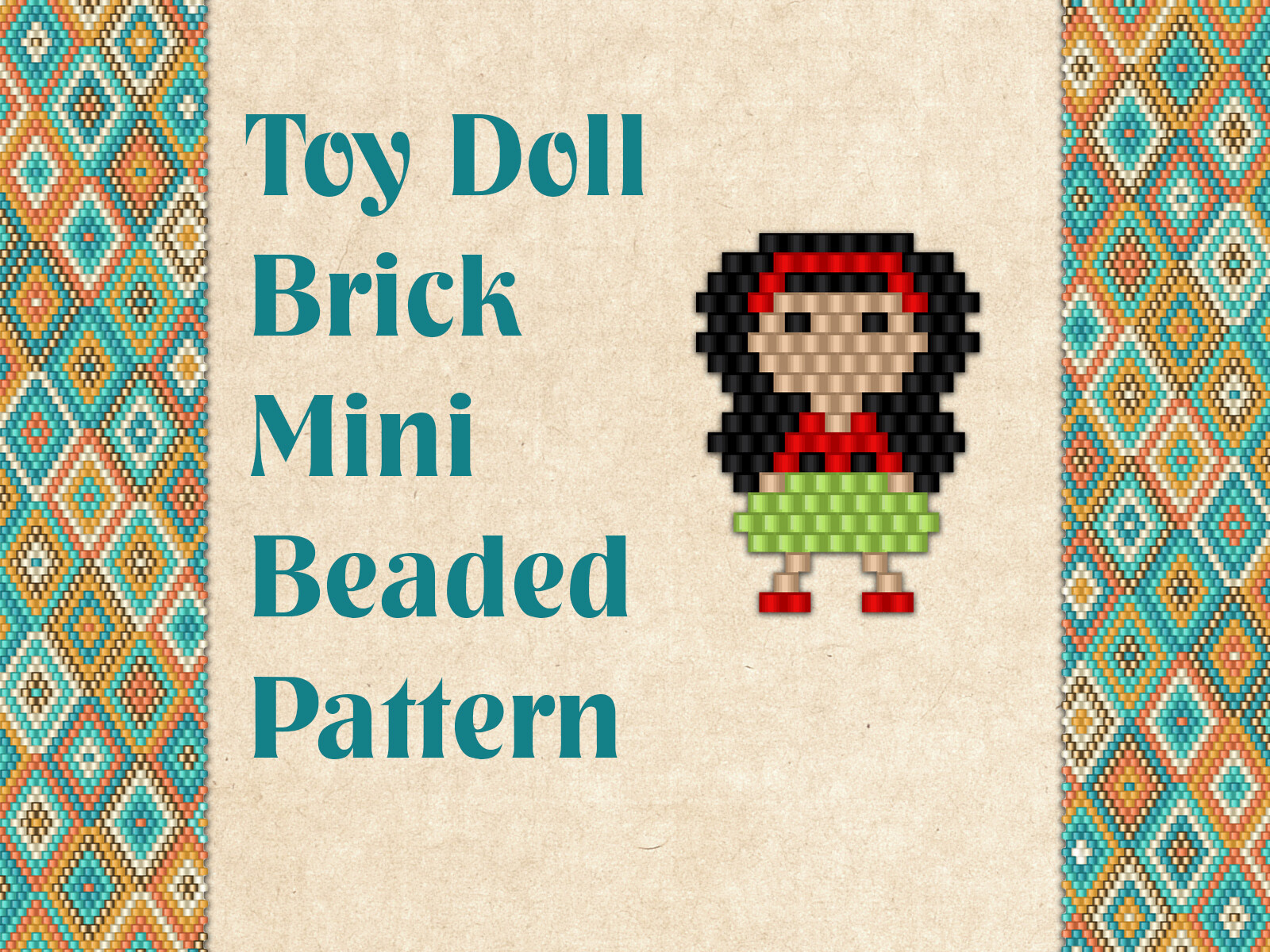 Beaded Toy Doll