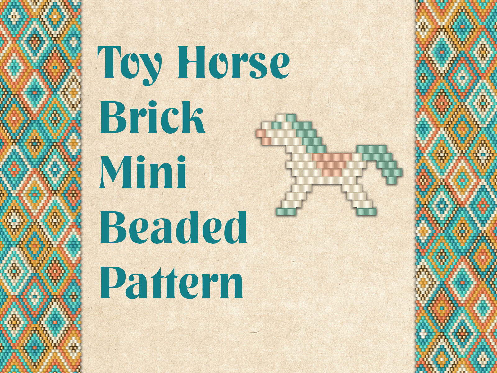 Beaded Toy Horse
