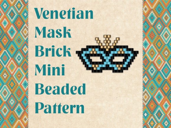 Beaded Venetian Mask
