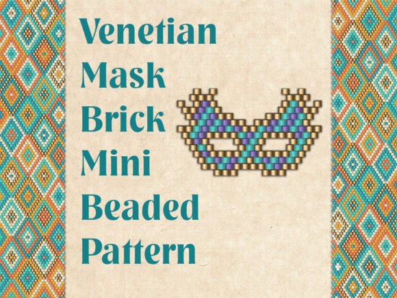 Beaded Venetian Mask