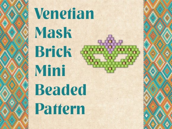 Beaded Venetian Mask