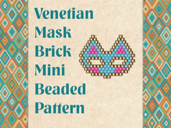 Beaded Venetian Mask