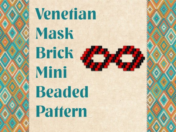 Beaded Venetian Mask