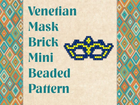 Beaded Venetian Mask