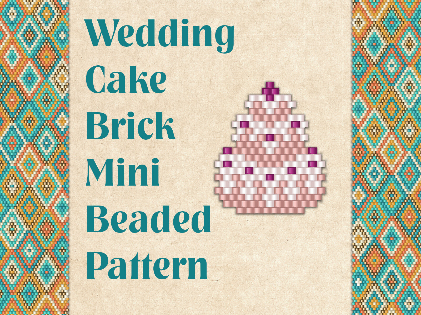 Beaded Wedding Cake