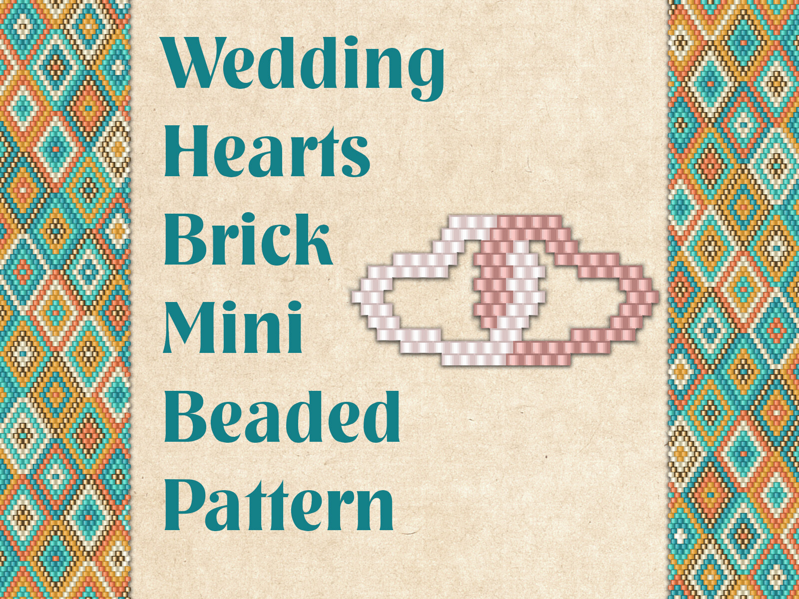 Beaded Wedding Hearts